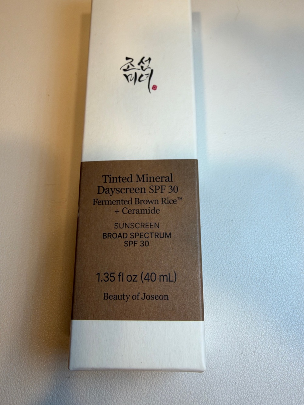 Beauty of Joseon Dayscreen Lightweight Tinted SPF30Mineral Sunscreen 43W TanWarm